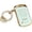 White-gold, variant on Key Fob Cover Compatible with Toyota Sienna 2011-2020 6 Button Keychain Case Holder Protector,Black-gold