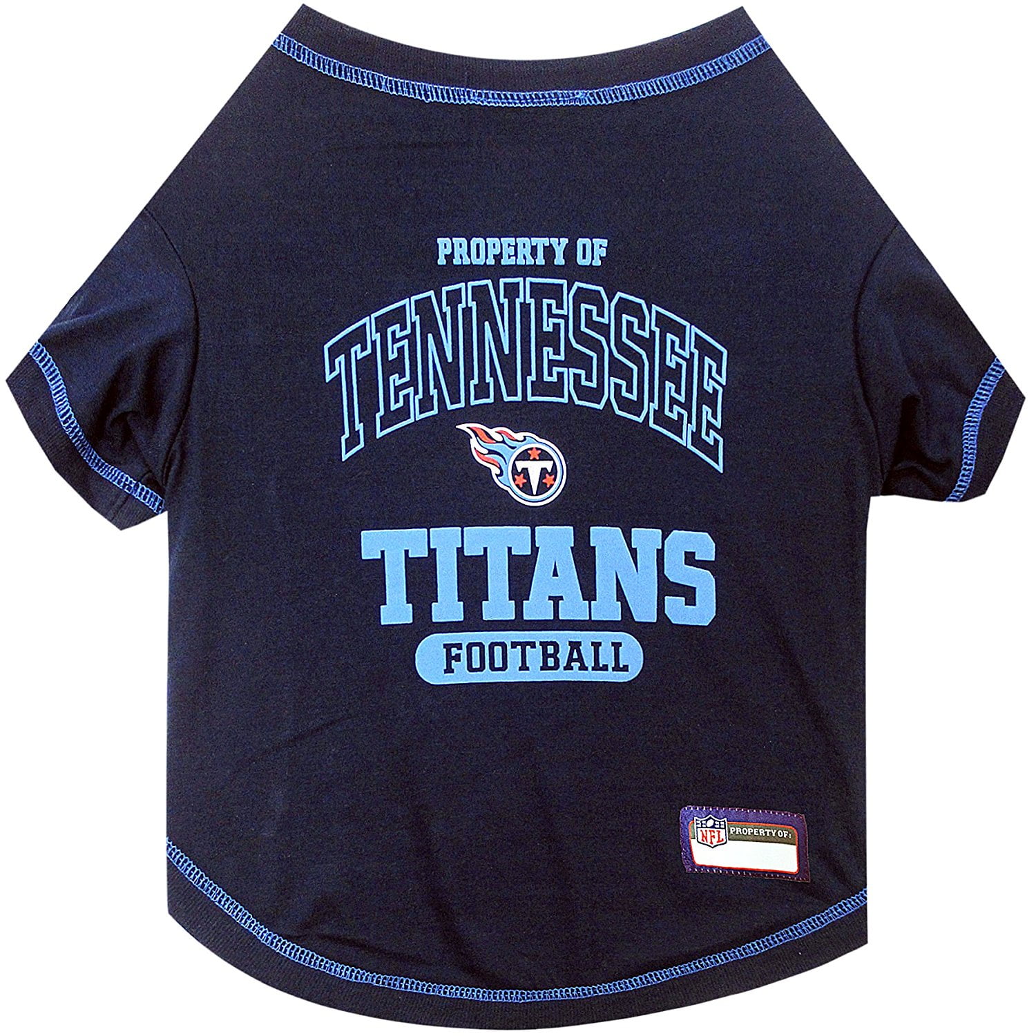 Pets First NFL Tennessee Titans Pet T-Shirt. Licensed, Wrinkle-free, Tee  Shirt for Dogs/Cats. Football Shirt 