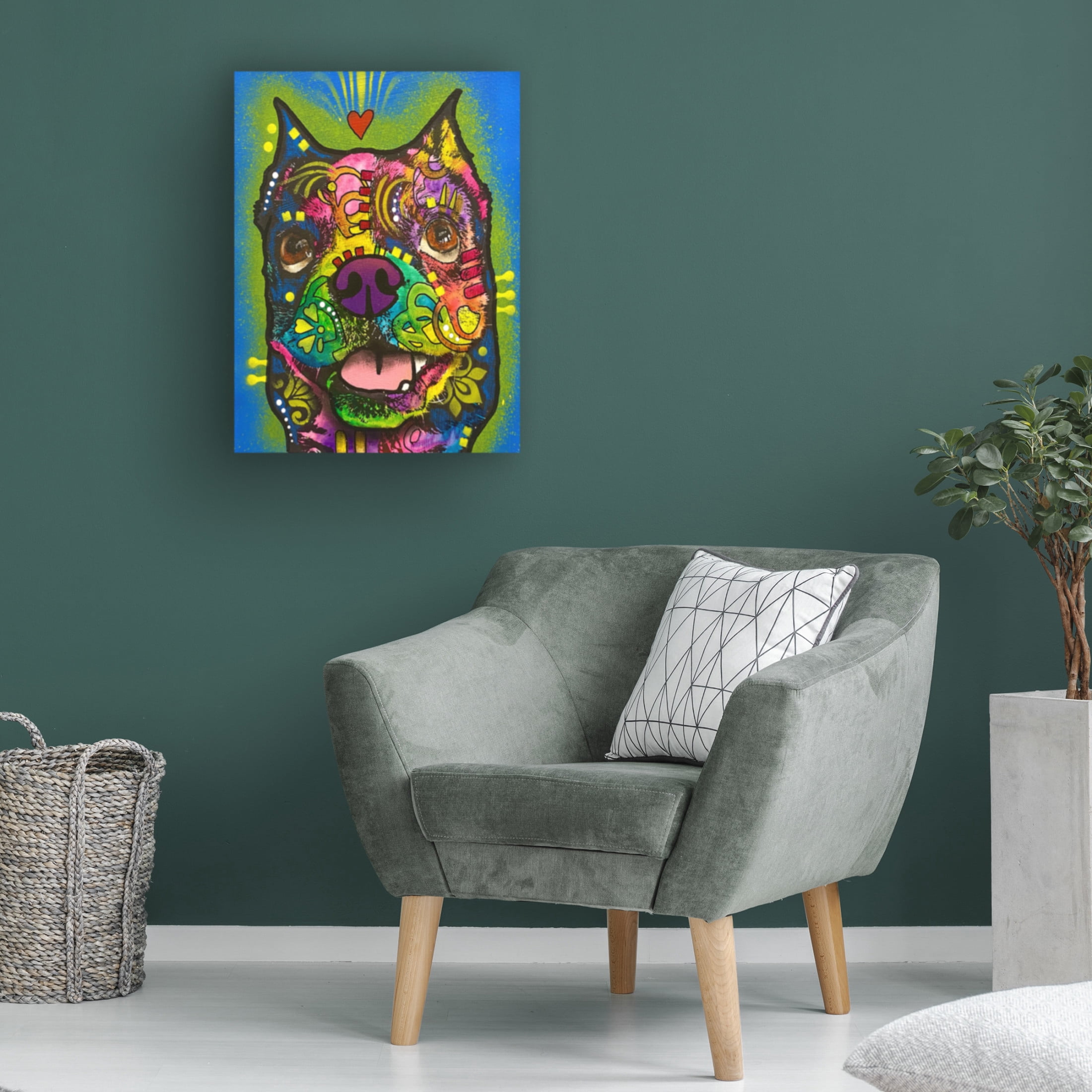 Canvas Wall Art - Dean Russo 'Loving This Wonderful World' Wall Art for Living Room, Bedroom, or Office Décor by Trademark Fine Art - 35 x 47 Inches