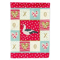 Carolines Treasures CK5291GF 11 x 0.01 x 15 in. Muscovy Duck Love Flag Garden Size