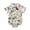AB15 Green, variant on Baby Summer Romper Western Cow Print Short Sleeve Button Down Bodysuit Breathable Soft Girls Boys Daily Jumpsuit Size 12-18 Months Green