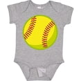 thumbnail image 3 of Inktastic Personalized Softball Boys or Girls Baby Bodysuit, 3 of 5