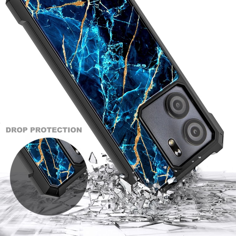Nagebee Blu View 5 Case, Full-Body Shockproof Rugged Cover, Tempered Glass  Screen Protector, Sapphire - Walmart.com