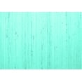 thumbnail image 1 of Ahgly Company Indoor Rectangle Solid Turquoise Blue Modern Area Rugs, 5' x 7', 1 of 4