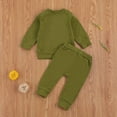 thumbnail image 2 of Baby Sets Long Sleeve Pullover Side Pockets Drawstring Trousers, 2 of 6
