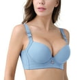 thumbnail image 2 of FallSweet Padded T Shirt Bras for Women Push Up Comfort Underwire Brassiere 34A to 46D, 2 of 4