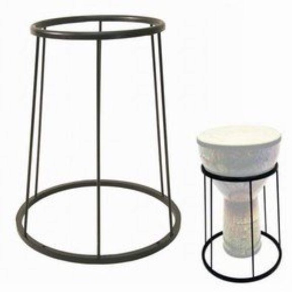 Soporte de Piso Ligero para Djembe Remo Negro 44 cm de Alto