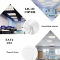 thumbnail image 5 of Beige Plaid Fluorescent Light Covers, Spring Summer Farmhouse Buffalo Checkered Magnetic Light Covers for Ceiling Lights, Fluorescent Ceiling Shade Filters for Classroom Bedroom Office 4x2Ft x 1PCS, 5 of 8