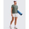 thumbnail image 3 of Remera CRZ YOGA Suave y Holgada para Yoga Gris Salvia Talle S, 3 of 6