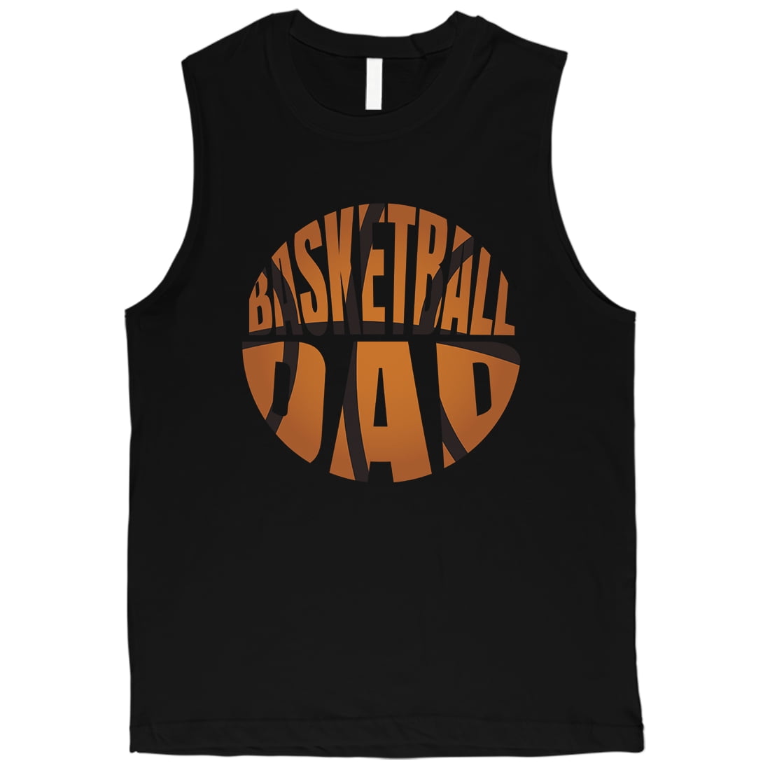 Basketball Dad Mens Black Cool Sporty Fun Muscle Shirt Dad Gift