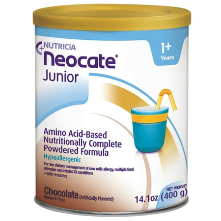 Neocate Junior Amino Acid-Based Formula with Prebiotics - Chocolate - 14.1 Oz Can