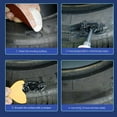 Xubond Spackle, Powerful & Effective Tire Glue Black Tyre Sealant Soft