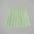 thumbnail image 4 of FAIWAD Girls Uniform Pleated Skirt Kids High Waist A-line Skorts Girls Solid Color Mini Skirts with Shorts, 4 of 8