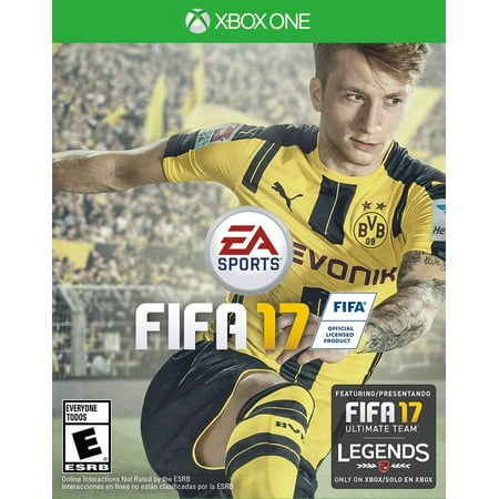 Xbox One 2 Sports Game: NFL 17 & FIFA 17 Play on Xbox One, Xbox One S, Xbox One X Project Scorpio Edition