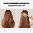 thumbnail image 5 of Rustic Style Hair Brush, Artistic Aesthetic Home Accent Comb with Waves Pattern for Daily Use & Styling, 5 of 8