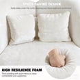 thumbnail image 6 of White Swivel Vanity Chair | 360° Rotating Makeup Chair with Butterfly Back, Chenille Velvet Accent Chair with Decorative Pillow – for Bedroom, Dressing Table, Living Room, Dining, Home Office & Study, 6 of 11