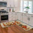 thumbnail image 6 of Thanksgiving Doormat Set, Maple Leaf Floor Mats, Non Slip Polyester Recycled Rubber Backing, Durable Low Profile Multicolor Entrance Rug for Home Décor and Easy Cleaning 2 Pieces, 6 of 7