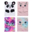 thumbnail image 3 of Baohd Cartoon Colorful Cat Panda Plush Notebooks Girls Pocket Diary Planner Notepad, 3 of 4
