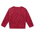 thumbnail image 6 of 2 Piece Pajama Set – Womens Cotton Sleepwear for Summer Women's Solid Color Jacquard Flannel Warm And Cozy Set Winter Thick Warm Home Clothes, 6 of 9