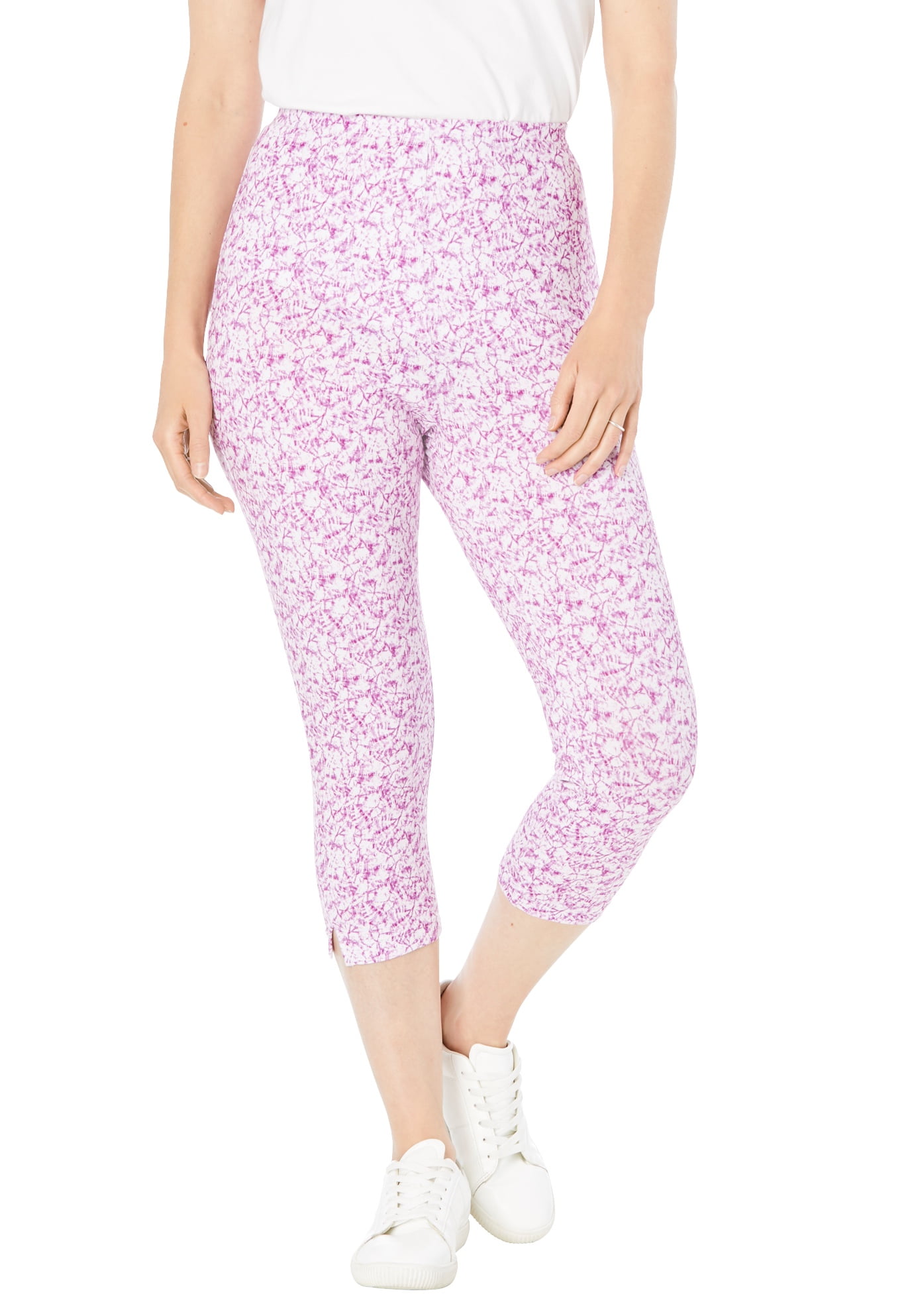 Woman Within Woman Within Women's Plus Size Stretch Cotton Printed