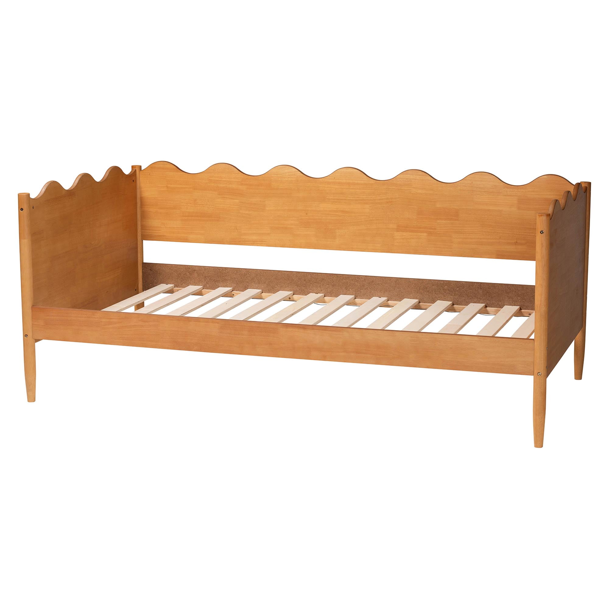 Baxton Studio Malaya Modern Daybed, Twin, Oak Brown