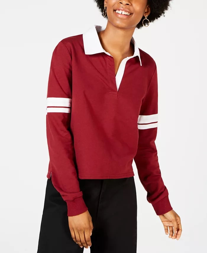 long sleeve rugby polo womens