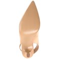 thumbnail image 6 of Journee Womens Marcella Buckle Mid Stiletto Pointed Toe Pumps, Widths Available, 6 of 10