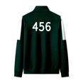 thumbnail image 4 of LILELIS Squid Game Two Piece Set: Jacket and Long Pants Outfit for Themed Events and Parties Xxl Dark Green, 4 of 4