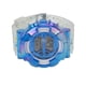 thumbnail image 4 of Reloj de pulsera digital multifuncional de moda para adolescentes: reloj deportivo con correa transparente en degradado azul oscuro, 4 of 8
