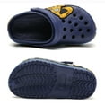 thumbnail image 3 of Kids Garden Clogs Boys Clogs Cute Cartoon Girls Water Clogs Home Room Lightweight Shoes Children Slip-on Breathable Beach Pool Shower Clogs Sport Kids Child Non-Slip Slides Excavator Navy 30, 3 of 5