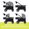 thumbnail image 4 of Baby Trend Navigator PRO 2-in-1 Stroller Wagon, 4 of 17