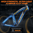 thumbnail image 6 of EOEOTWO E01 Electric Bike, UL 2849 Certified, 750W Peak Motor, Up to 28 MPH, 48V 15Ah Battery, Up to 60 Miles, 26" x 4" Fat Tire Off-Road E-Bike for Adults, 6 of 8