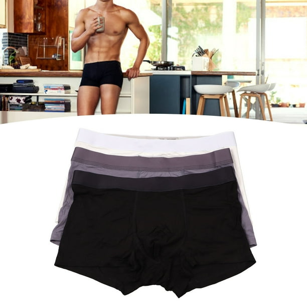 Calzoncillos para hombre elasticidad modal comodos calzoncillos para hombre ropa interior sin costuras 3 piezas para ocio ANGGREK Otros