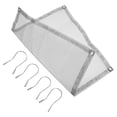 thumbnail image 3 of Shisuyan 1 Ensemble Réchaud à Bois Pliable Extérieur avec Écran en Maille : Grille de Feu de Camp Portable pour Camping Barbecue et Randonnée - Filet Résistant à la Chaleur, 3 of 8