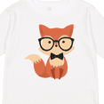 thumbnail image 4 of Inktastic Cute Hipster Fox Boys or Girls Long Sleeve Toddler T-Shirt, 4 of 5