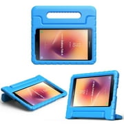 Kids Case for SM-T380/T385,Syncont Shockproof EVA Foam Tablet Case with Handle Stand for Samsung Galaxy Tab A 8.0 2017-Blue