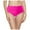Z01 Hot Pink, variant on Conairie Womens Bikini Bottoms High Cut Tummy Control Swimsuit Comfortable Ruched Scrunch Swim Bottom Black L