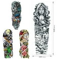 thumbnail image 1 of Pegatinas de tatuaje temporal de brazo completo, tatuaje temporal resistente al agua, pegatinas de tatuaje corporal para mujeres y hombres, fiesta de disfraces, 1 of 7