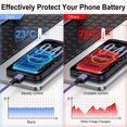 thumbnail image 3 of 2-Pack Type C Charger Block with 6FT Braided USB C Cable, Compact Wall Charger Phone Charger Station Compatible with iPhone 17/16/15 Pro Max iPad Pro Galaxy S26 Android, Purple, 3 of 7
