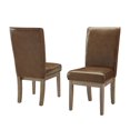 thumbnail image 3 of Faux cuir CHAISE 2PQT, chocolat, 3 of 5