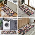 thumbnail image 6 of Pioneer Flower Floral Print Pattern Kitchen Rug Mat,Kitchen Runner Rugs Non Skid Washable,Decorative Kitchen Floor Mats for Kitchen,Sink,Laundry,17"x47.2", 6 of 7