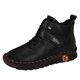 thumbnail image 1 of NECHOLOGY Botas Mujer Adulto Femenino Zapatos Botines de mujer Botas de mujer de otoño e invierno a juego de colores a la moda con botas con cremallera lateral (Black, 7), 1 of 7