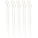 thumbnail image 5 of 60pcs Soporte de tarjeta de cable de hierro Pequeño soporte de tarjeta de clip redonda redonda, 5 of 7