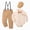 A76-Khaki, variant on Baby Boys Long Sleeved Romper Overalls Suit Cute Print Infat Gentleman Suit 0 3 6 12 18 24 Months Baby Khaki,0-3 Months