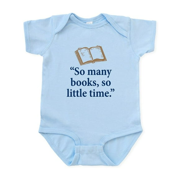 CafePress - So Many Books Infant Bodysuit - Baby Light Bodysuit, Size Newborn - 24 Months