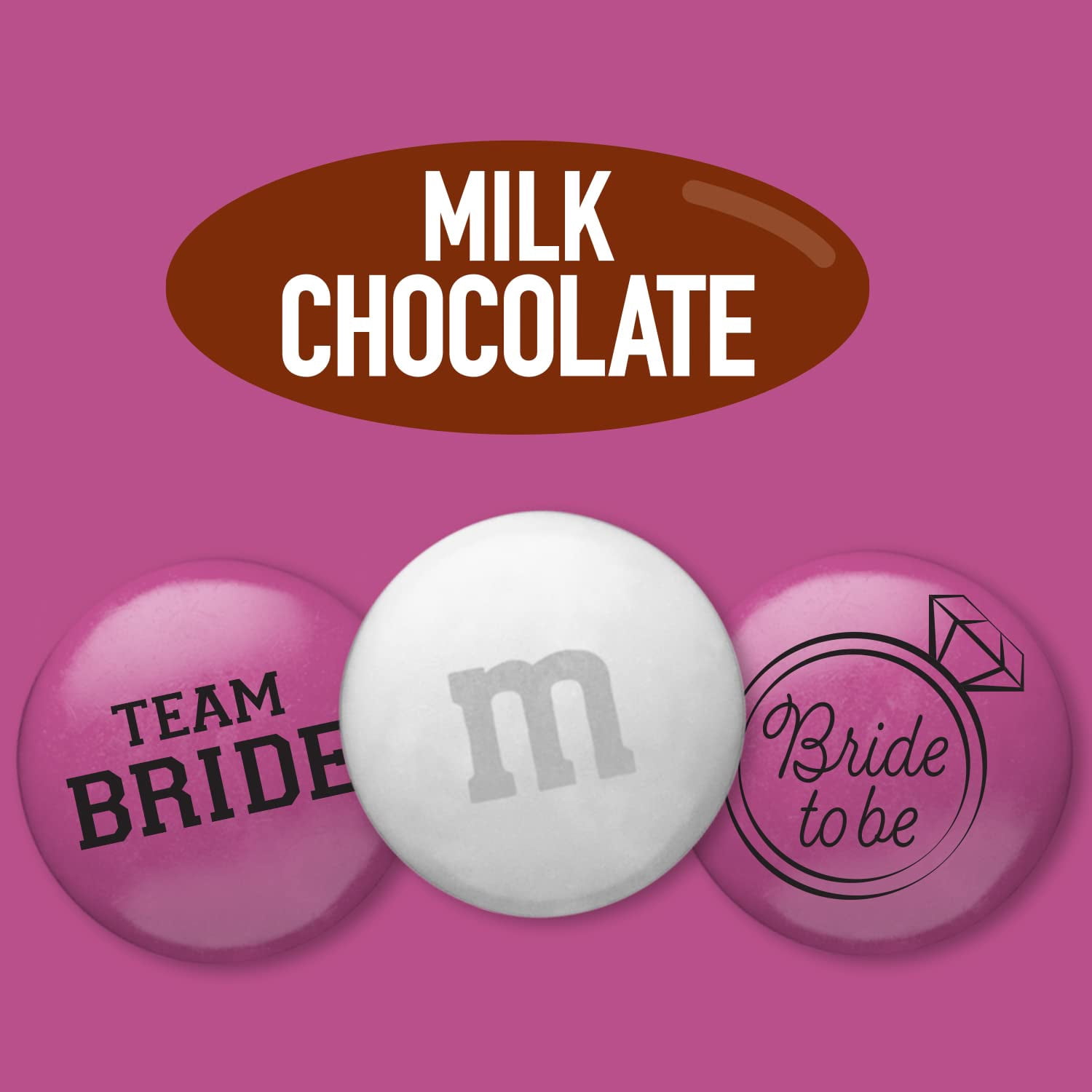 M&Mâ€™S WORLD Bachelorette Milk Chocolate Candy - 2lbs of Bulk Candy, Party Favors, Bachelorette Party Favors, Bridal Shower Gifts and More