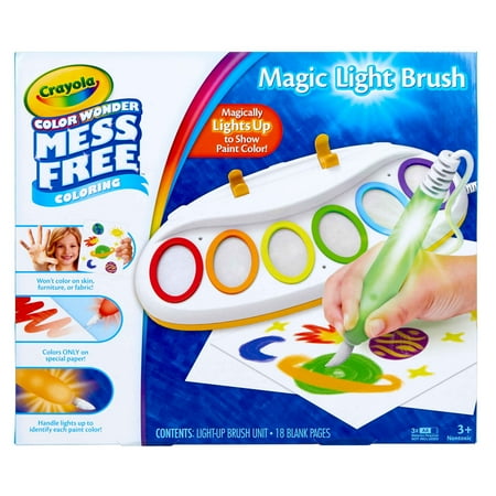 UPC: 0071662271305 | Crayola Color Wonder Magic Light Brush Art Set  Mess Free Washable Paint  Gift  Beginner Unisex Child