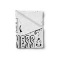thumbnail image 2 of Black White Soft Flannel Fleece Throw Blanket, Business Planning Theme Doodle Set Brainstorming Presentation and Progress, Cozy Plush for Indoor and Outdoor Use, 50" x 70", Black White, by Ambesonne, 2 of 6