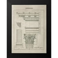 thumbnail image 2 of Anonymous 18x24 Black Modern Framed Museum Art Print Titled - Corinthian Column Details, 2 of 5