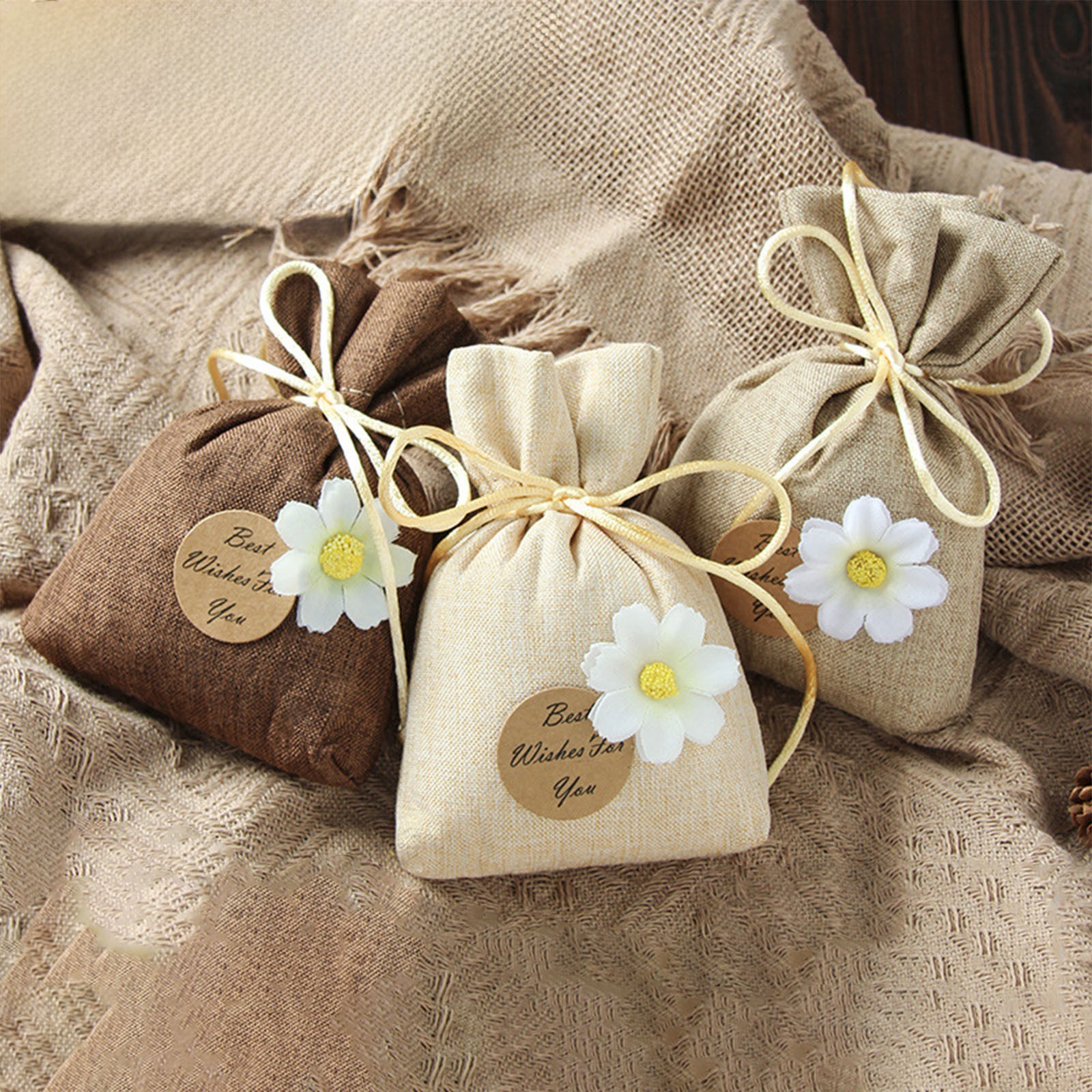 Sachets Lavande Séchée – Lot De 10 – Pour Placards, Tiroirs, Voiture – Désodorisant Naturel, Aromathérapie – Parfum Apaisant